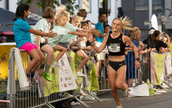 Leah Hanle ist Seriensiegerin bei zahlreichen Volksläufen wie dem Reutlinger Stadtlauf.  FOTO: S CHANZ