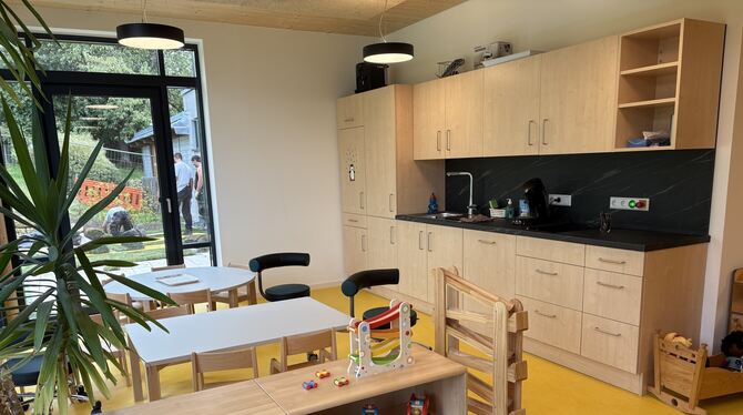 Soziales Der neue U3-Bereich im Kindergarten Auingen.