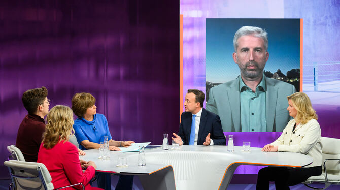 illner, palmer Boris Palmer war in der Talkrunde von Maybrit Illner zugeschaltet.