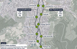Der Zweckverband Regional-Stadtbahn legte neue Zahlen für die Trassen durch Pfullingen vor