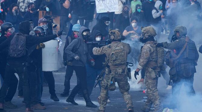 Proteste in Portland Proteste in Portland