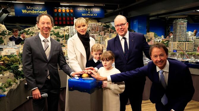 Fürst Albert II. von Monaco mit Familie in Hamburg Fürst Albert II. von Monaco mit Familie in Hamburg