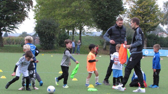 Viel Sport für die Kleinen gab es während der Aktionswoche zum Kinder- und Jugendschutz  des SV Walddorf