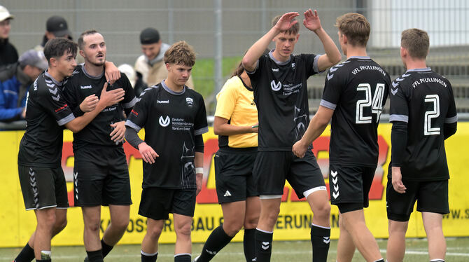 Fussball, LL, Landesliga, Maenner, Saison 2025/26, Staffel 3, Wuerttemberg, wfv Es läuft wieder für den VfL Pfullingen in der Landesliga.