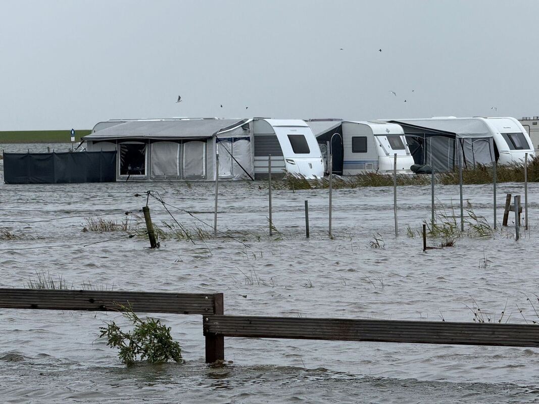 Sturmböen auf der Insel Norderney Sturmböen auf der Insel Norderney