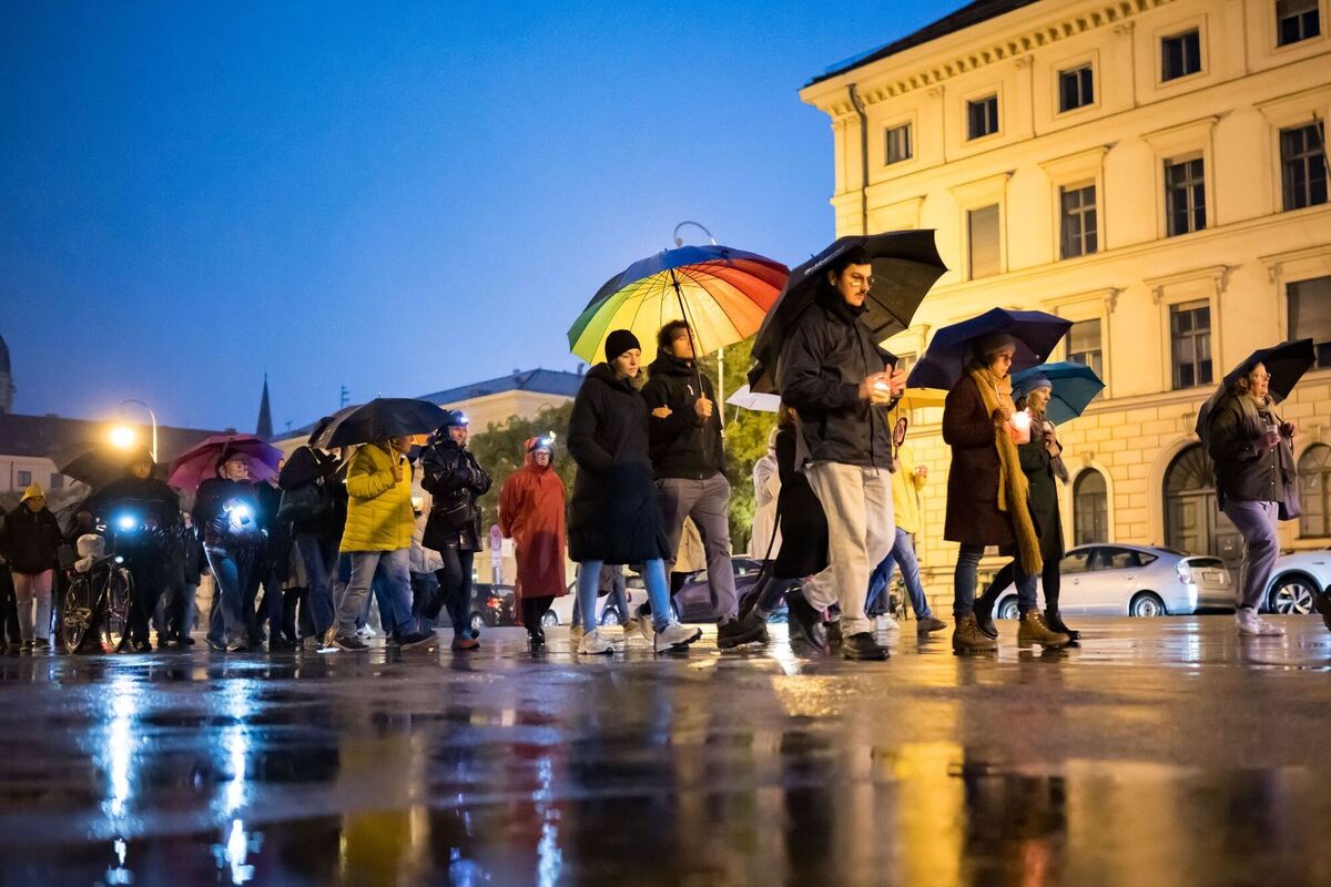 Schweigemarsch in München