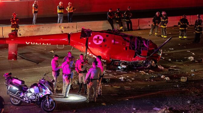 Hubschrauberabsturz in Sacramento Hubschrauberabsturz in Sacramento