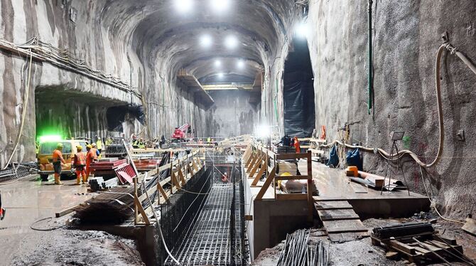 Baustellenbesichtigung vom Pumpspeicherkraftwerk Forbach