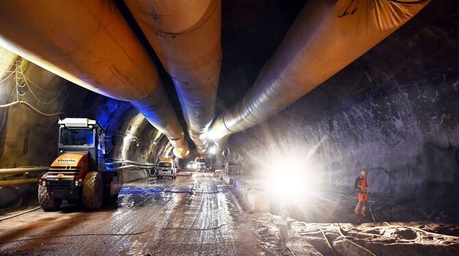 Baustellenbesichtigung vom Pumpspeicherkraftwerk Forbach