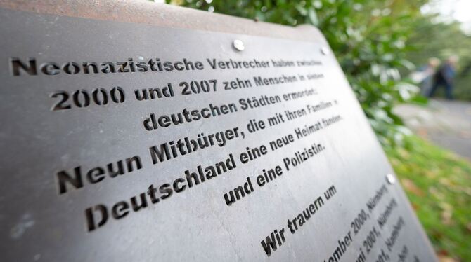 Gedenktafel für Neonazi-Opfer Gedenktafel für Neonazi-Opfer