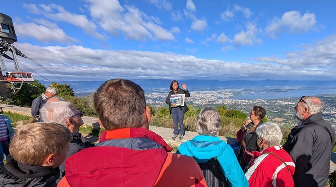 Jumelage St. Julien-en-Genevois Auf dem 1.379 Meter hohen Mont Salève, dem Hausberg des Mössinger Partnerkantons, sechs Kilometer vom Genfer See entfernt