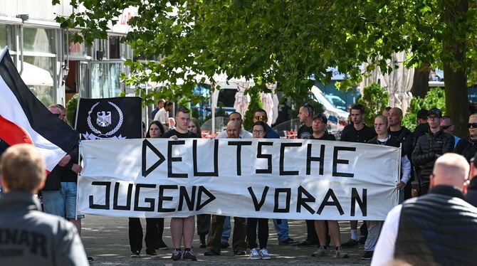 Rechte Gegendemonstration - CSD in Magdeburg Rechte Gegendemonstration - CSD in Magdeburg