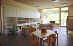 Im Atelier können sich die Kinder kreativ ausleben.