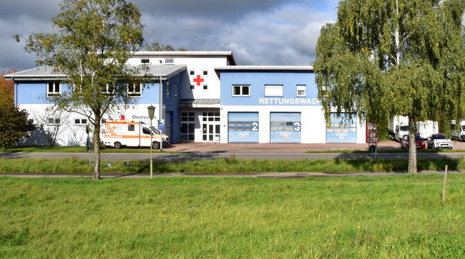 Möglicher neuer Standort für das Magazin der Feuerwehr Belsen: Gegenüber der DRK-Rettungswache (Foto) oder als Ausbau am bestehe
