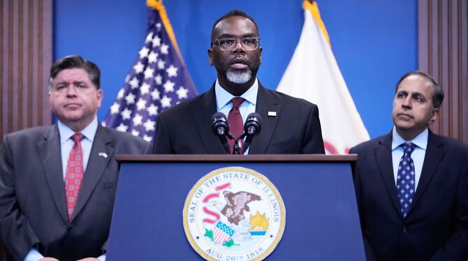 Chicagos Bürgermeister Johnson Chicagos Bürgermeister Johnson