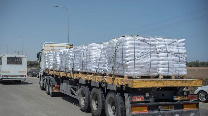 Nahostkonflikt - Hilfsgüter für den Gazastreifen Nahostkonflikt - Hilfsgüter für den Gazastreifen