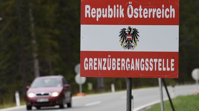 Grenzübergang nach Österreich Grenzübergang nach Österreich