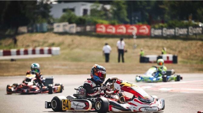 Motorsport Das Wannweiler Kart-Talent Jonathan Maier unterstreicht seine beeindruckende Saison als Neuling mit Rang drei im Bundesendlauf.