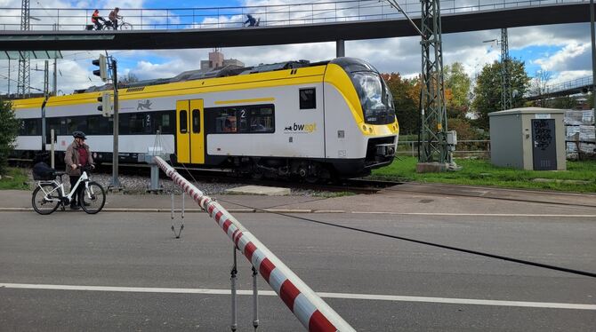 Ammertalbahn Freie Fahrt für die Ammertalbahn: Seit wenigen Tagen werden wieder ausschließlich Zugverbindungen angeboten, der zusätzliche Sch