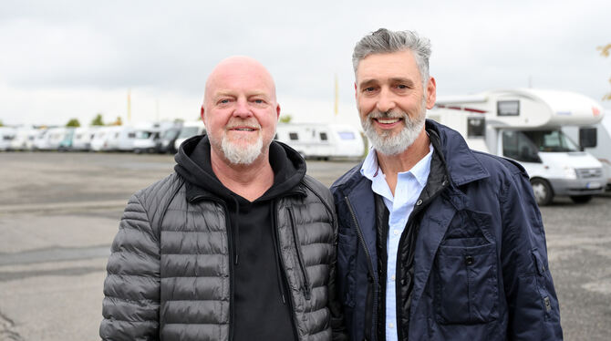 Mark Sammet (links) und Andreas Stickel führen den Geschäftsbetrieb von Wanner in Dußlingen fort.