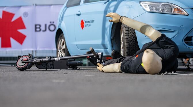 Forscher stellen Studie zu Unfällen mit E-Scootern vor