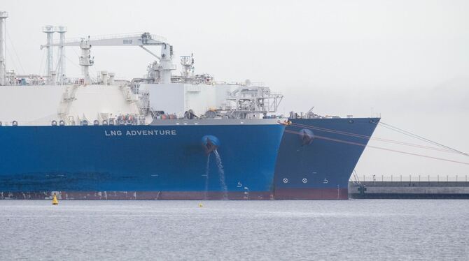 Entwicklung der LNG-Importe an der deutschen Küste