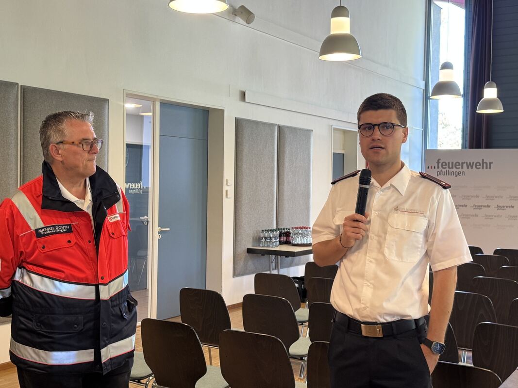 Felix Rall mit Michael Donth