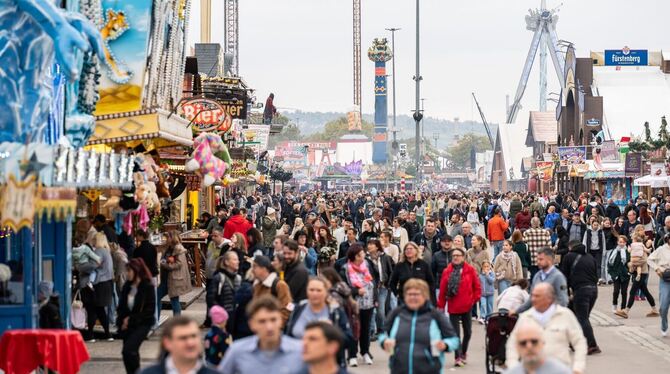 Letzter Tag des 178. Cannstatter Volksfestes