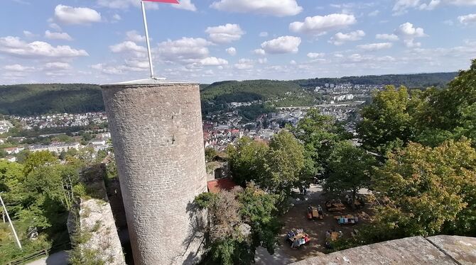 Blick von der Hohennagold.