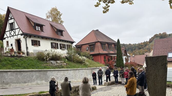 Gegenüber vom Synagogenplatz steht das Haus der Schwestern Sophie Block und Karoline Philipp.