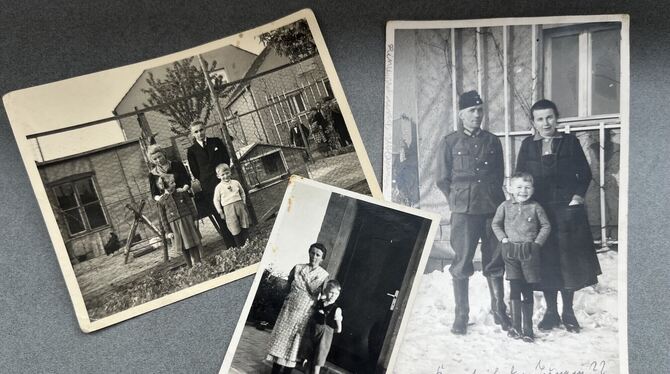 Zeitzeugen Wolfgang Herfter Zweiter Weltkrieg Kindheitserinnerungen von Wolfgang Herfter: Links oben ist er (weißes Oberteil) gemeinsam mit seinem Cousin Paul zu sehen, der e