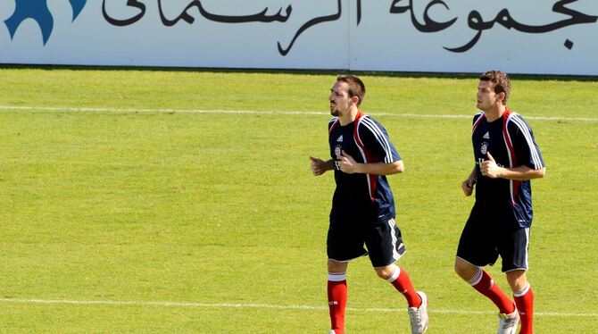 Franck Ribéry und Andreas Görlitz Franck Ribéry und Andreas Görlitz