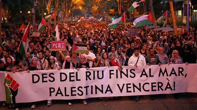 Nahostkonflikt - Proteste in Spanien Nahostkonflikt - Proteste in Spanien