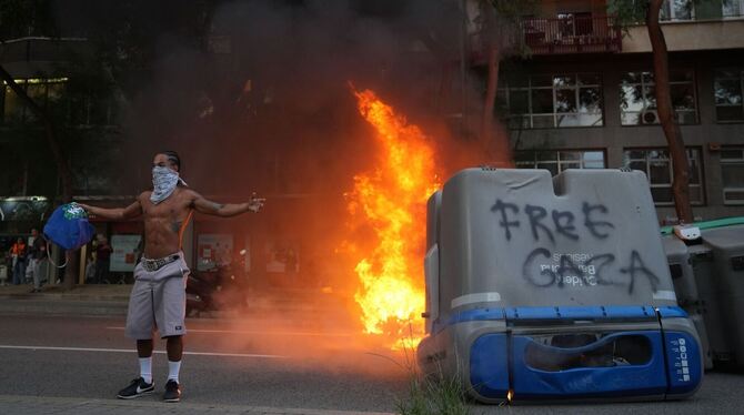 Nahostkonflikt - Proteste in Spanien Nahostkonflikt - Proteste in Spanien