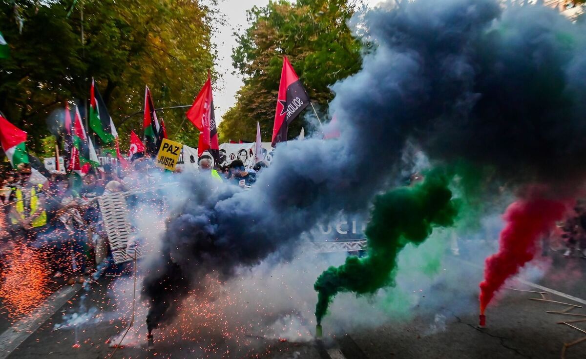 Nahostkonflikt - Proteste in Spanien Nahostkonflikt - Proteste in Spanien