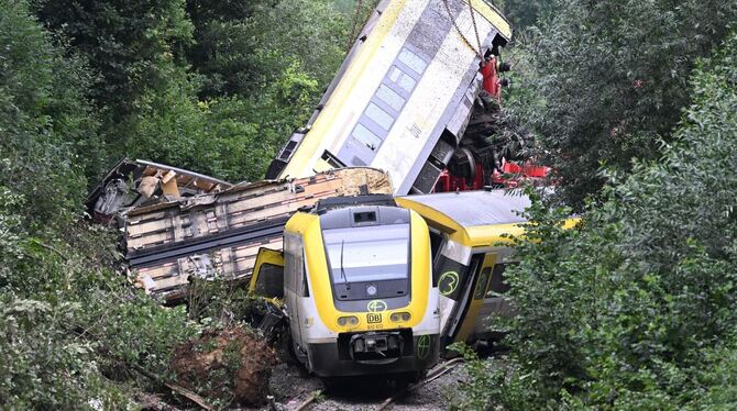 Nach dem Zugunglück in Oberschwaben