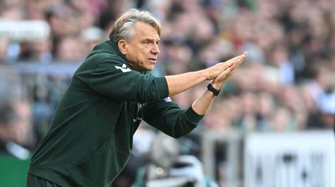 Trainer Horst Steffen von Werder Bremen Trainer Horst Steffen von Werder Bremen