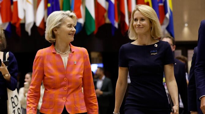 Ursula von der Leyen und Kaja Kallas Ursula von der Leyen und Kaja Kallas