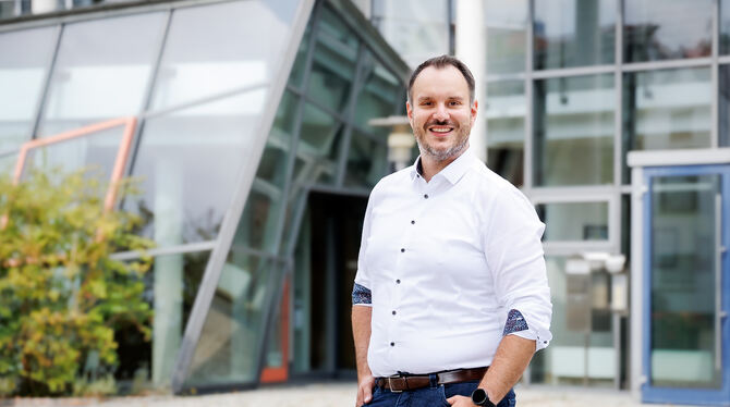 Michael Schmidt möchte Sonnenbühl als Bürgermeister in die Zukunft führen.