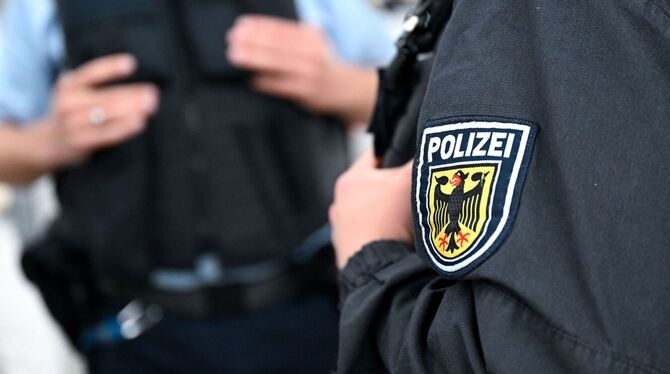 Bundespolizei am Bahnhof