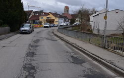 Geplante Kanalarbeiten in der Ofterdinger Hafnerstraße, hier im Bild, können dieses und nächstes Jahr nicht durchgeführt werden.