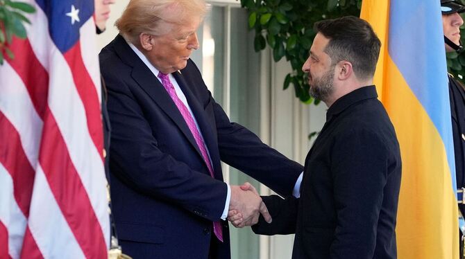 Trump empfängt Selenskyj im Weißen Haus Trump empfängt Selenskyj im Weißen Haus