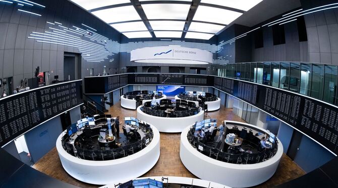 Handelssaal der Frankfurter Börse Handelssaal der Frankfurter Börse