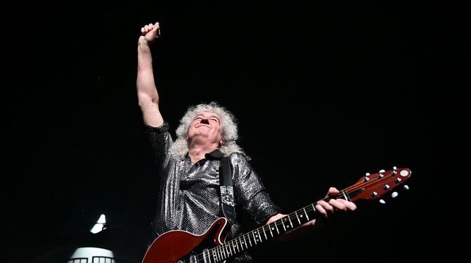 Queen Gitarrist Brian May bei Musical »We will rock you« Queen Gitarrist Brian May bei Musical »We will rock you«