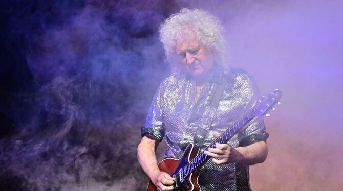 Queen Gitarrist Brian May bei Musical »We will rock you« Queen Gitarrist Brian May bei Musical »We will rock you«