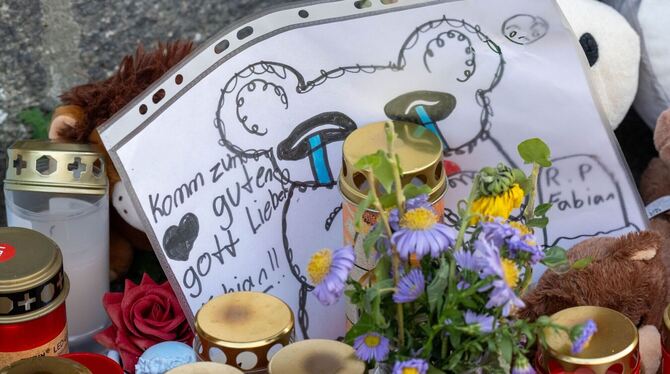 Trauer nach Tod von Fabian