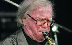 Klaus Doldinger bei einem Auftritt in Stuttgart.