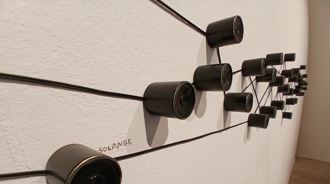 Aus Lautsprechern im Fischerhaus tönen die Lebensträume von Migranten in Sao Paulo - eine Klanginstallation von Félix Blume.