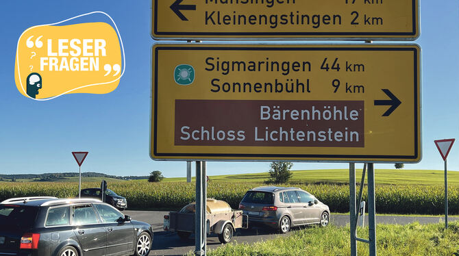 Leserfrage Die Stopp-Schilder an der Kreuzung zwischen Holzelfingen und Engstingen wurden abgebaut.