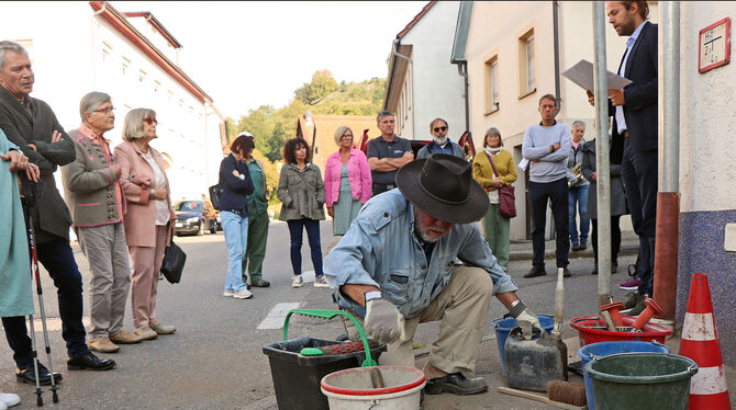 In Buttenhausen im Lautertal, aus dem die Nationalsozialisten Hunderte Juden in Konzentrationslager deportiert und umgebracht ha